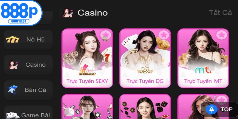 Casino là sảnh cược được đầu tư mạnh mẽ về công nghệ, giao diện 
